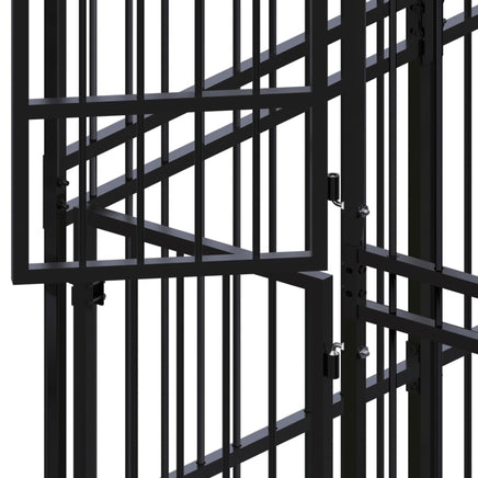 Outdoor Dog Kennel Steel 82.94 m²