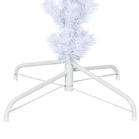 Upside-down Artificial Christmas Tree with Stand White 240 cm