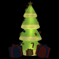 Inflatable Christmas Tree with LEDs 240 cm