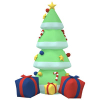 Inflatable Christmas Tree with LEDs 240 cm