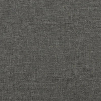 Bed Frame Dark Grey 153x203 cm Queen Fabric