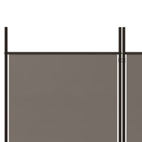 5-Panel Room Divider Anthracite 250x200 cm Fabric