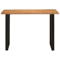 Dining Table 110x50x76 cm Solid Wood Acacia