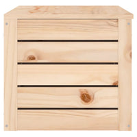 Storage Box 89x36.5x33 cm Solid Wood Pine