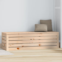 Storage Box 109x36.5x33 cm Solid Wood Pine