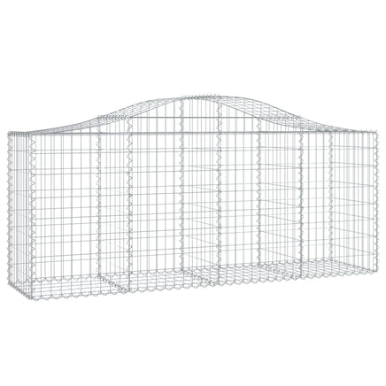 Arched Gabion Basket 200x50x80/100 cm Galvanised Iron