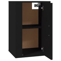 Wall Mounted TV Cabinets 2 pcs Black 40x34.5x60 cm