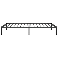 Metal Bed Frame Black 107x203 cm