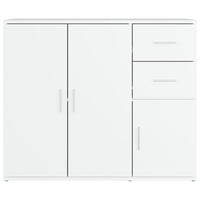 Sideboard White 91x29.5x75 cm Engineered Wood
