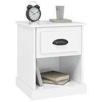 Bedside Cabinets 2 pcs High Gloss White 39x39x47.5 cm Engineered Wood