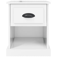 Bedside Cabinets 2 pcs High Gloss White 39x39x47.5 cm Engineered Wood