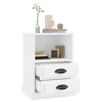 Bedside Cabinets 2 pcs White 43x36x60 cm