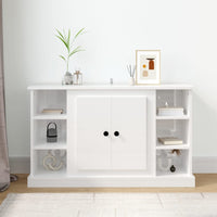 Sideboard High Gloss White 100x35.5x60 cm Engineered Wood