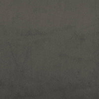 Box Spring Bed Frame Dark Grey 100x200 cm Velvet