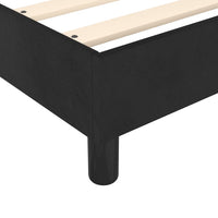 Box Spring Bed Frame Black 100x200 cm Velvet