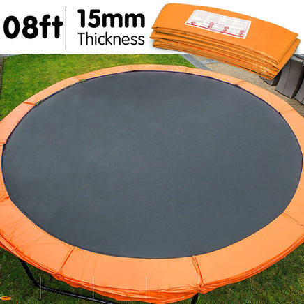 8ft Trampoline Replacement Pad Round - Orange Kings Warehouse 