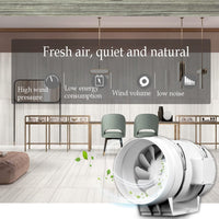 8inch Extractor Fan Duct Hydroponic Inline Exhaust Vent Industrial Kings Warehouse 