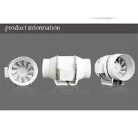 8inch Extractor Fan Duct Hydroponic Inline Exhaust Vent Industrial Kings Warehouse 