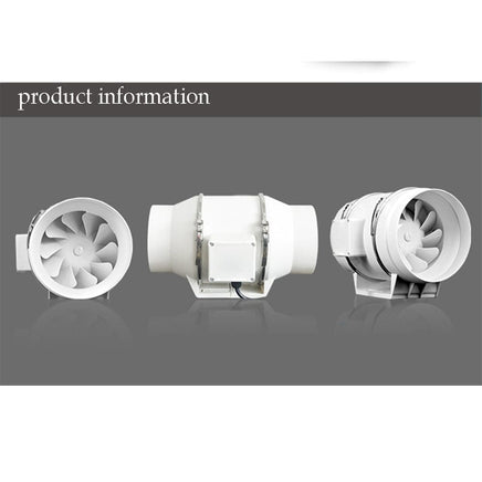 8inch Extractor Fan Duct Hydroponic Inline Exhaust Vent Industrial Kings Warehouse 