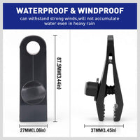8Pc Awning Tarp Clamp Set Clips Hangers Survival Tent Emergency Grommet Kings Warehouse 
