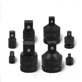 8Pc Impact Socket Reducer Set Heavy Duty Adaptor For Ratchet Wrench With Case Kings Warehouse 