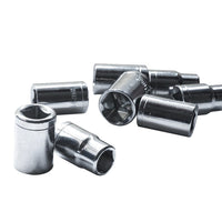 8Pc Metric Socket Set 1/2" Drive 11MM - 19MM For Wrench CRV Mechanic With Holder Kings Warehouse 