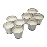 8x Mosquito Insect Bug Repellent Small Bucket Citronella Candles Appliances Supplies KingsWarehouse 