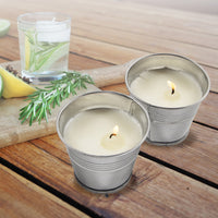 8x Mosquito Insect Bug Repellent Small Bucket Citronella Candles Appliances Supplies KingsWarehouse 