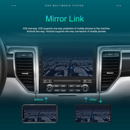 9" Car Radio 2 DIN GPS FM RDS WIFI w/ Rear Camera For Android Auto IOS CarPlay Kings Warehouse 