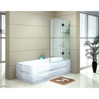 900 x 1450mm Frameless Bath Panel 10mm Glass Shower Screen By Della Francesca Kings Warehouse 