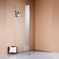 900 x 2000mm Frameless 10mm Safety Glass Shower Screen Kings Warehouse 