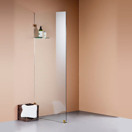 900 x 2000mm Frameless 10mm Safety Glass Shower Screen Kings Warehouse 