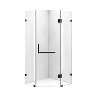 900 x 900mm Frameless 10mm Glass Shower Screen By Della Francesca