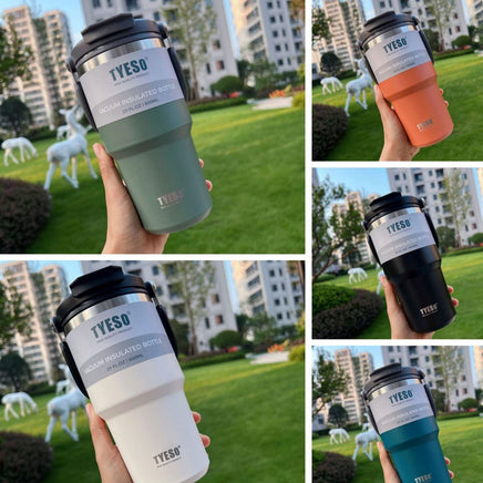 900ML Green Stainless Steel Travel Mug with Leak-proof 2-in-1 Straw and Sip Lid, Vacuum Insulated Coffee Mug for Car, Office, Perfect Gifts, Keeps Liquids Hot or Cold Kings Warehouse 