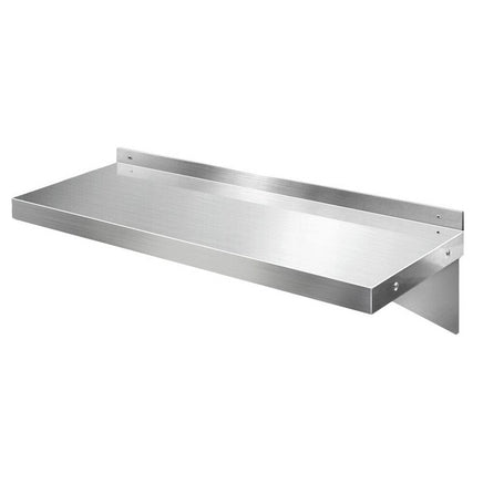 900mm Stainless Steel Wall Shelf Kitchen Shelves Rack Mounted Display Shelving Spring Fever Exclusive Promo Kings Warehouse 