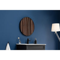 90cm Round Wall Mirror Bathroom Makeup Mirror by Della Francesca Kings Warehouse 