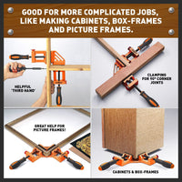 90° Degree Corner Clamp Welding Vice Woodworking Alloy Body With Quick Release Kings Warehouse 