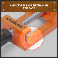 90° Degree Corner Clamp Welding Vice Woodworking Alloy Body With Quick Release Kings Warehouse 