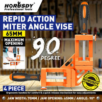 90° Degree Corner Clamp Welding Vice Woodworking Alloy Body With Quick Release Kings Warehouse 