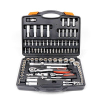 94Pc Socket Ratchet Wrench Set Screwdriver Bits Extension Torx Hex 1/4" 1/2" Dr. Kings Warehouse 