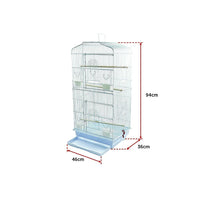 95cm Bird Cage Canary Parakeet Cockatiel LoveBird Finch Bird Cage Kings Warehouse 
