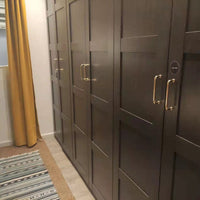 96mm Polished gold Furniture Kitchen Bathroom Cabinet Handles Drawer Bar Handle Pull Knob Kings Warehouse 