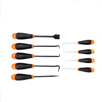9pc Hook and Pick Tool Set Scraper ,Large Full & Small Mini Size Non-slip Handle Kings Warehouse 