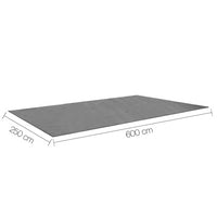 6M X 2.5M Annex Matting 600GSM Floor Mats Mesh Caravan Camping Annexe