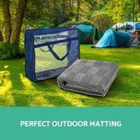 6M X 2.5M Annex Matting 600GSM Floor Mats Mesh Caravan Camping Annexe