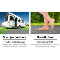 6M X 2.5M Annex Matting 600GSM Floor Mats Mesh Caravan Camping Annexe