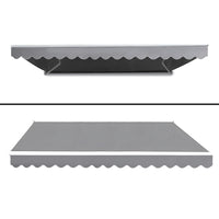 Folding Arm Awning Motorised Outdoor Pearl Retractable 4X2.5M