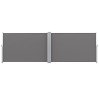 Side Awning Sun Shade Outdoor Retractable Privacy Screen 2X6M Grey