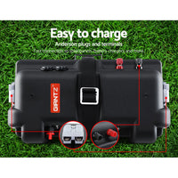 AGM Battery Box 12v XL Deep Cycle Portable Solar Caravan Camping