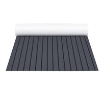 Seamanship EVA Foam Boat Flooring Mat Decking Sheet 240x90x0.6cm Dark Grey Decor